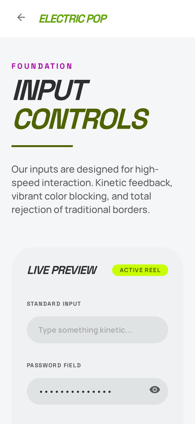 Input Controls · light