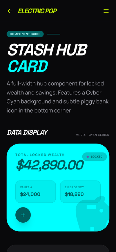 Stash Hub Card · dark