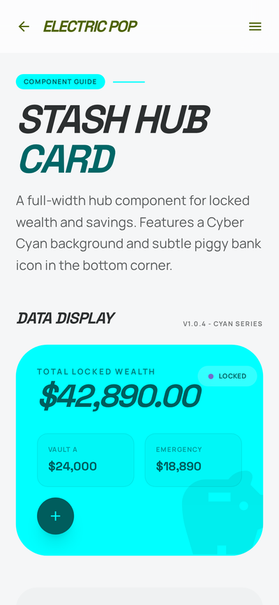 Stash Hub Card · light